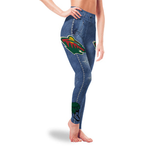 Amazing Blue Jeans Minnesota Wild Leggings