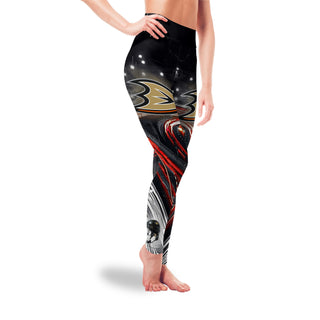 Great Urban Night Scene Anaheim Ducks Leggings