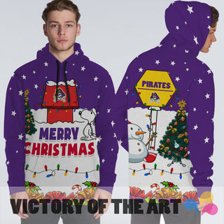 Funny Merry Christmas East Carolina Pirates Hoodie 2019