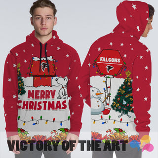 Funny Merry Christmas Atlanta Falcons Hoodie 2019