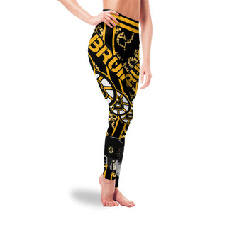 Sign Marvelous Awesome Boston Bruins Leggings