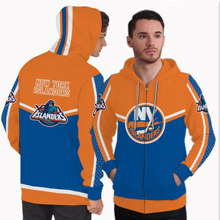 Strong Gorgeous Fitting New York Islanders Zip Hoodie