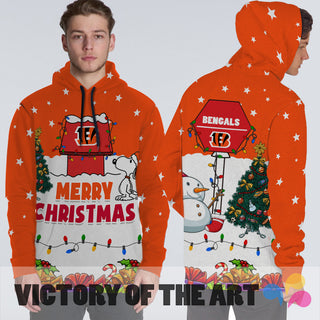 Funny Merry Christmas Cincinnati Bengals Hoodie 2019