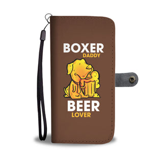 Boxer Daddy Beer Lover Wallet Phone Cases