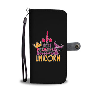 The Best Mermaids Hangout With Unicorn Wallet Phone Cases