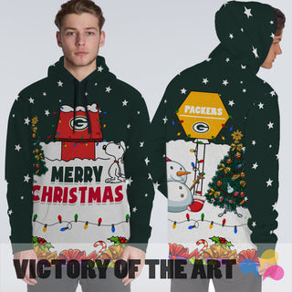 Funny Merry Christmas Green Bay Packers Hoodie 2019