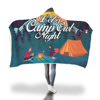 Let's Camp Owl Night Hooded Blankets