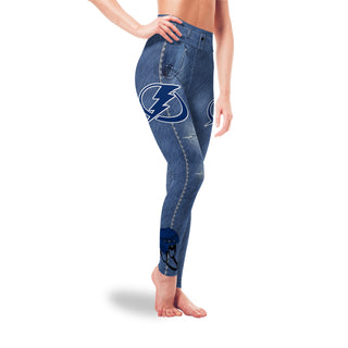 Amazing Blue Jeans Tampa Bay Lightning Leggings