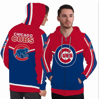 Strong Gorgeous Fitting Chicago Cubs Zip Hoodie