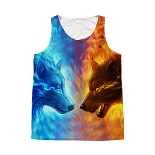Wolf - Fire And Ice All Over Print Tank