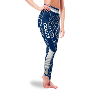 Small Line Circle Stylish Fashion Indianapolis Colts Leggings