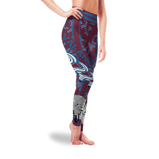 Sign Marvelous Awesome Colorado Avalanche Leggings