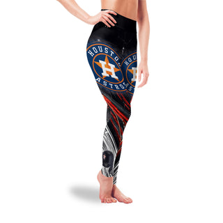 Great Urban Night Scene Houston Astros Leggings