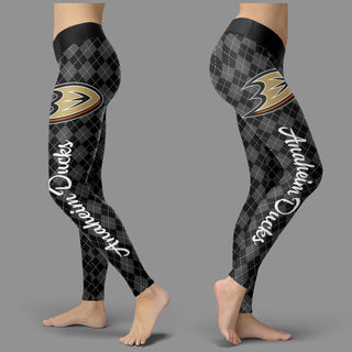 Cosy Seamless Colorful Anaheim Ducks Leggings