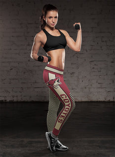 Colorful Gorgeous Fitting Fabulous Arizona Coyotes Leggings