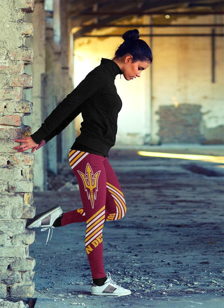 The Beautiful Attractive Arizona State Sun Devils Leggings