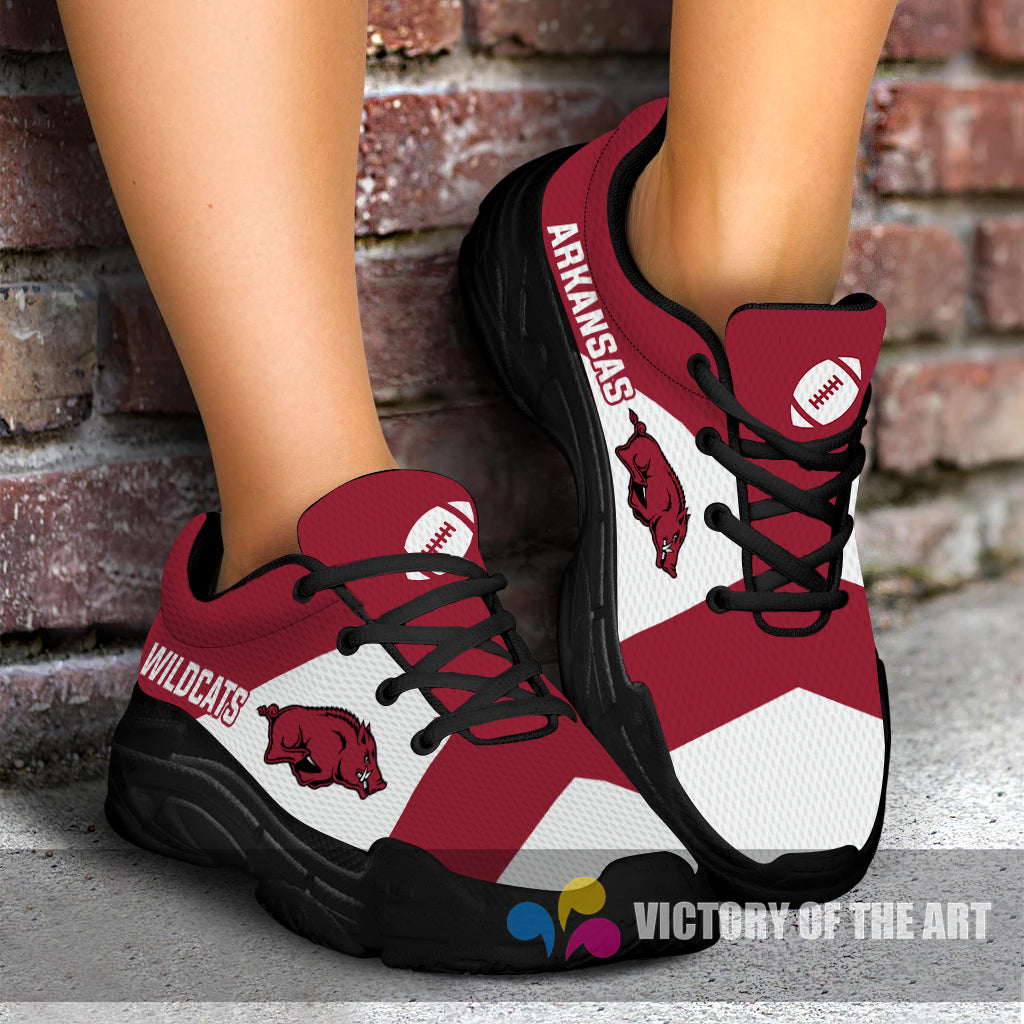 Pro Shop Logo Arkansas Razorbacks Chunky Sneakers