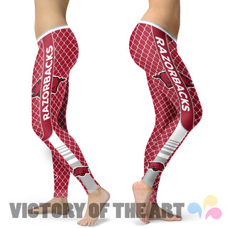 Amazing Line Circle Stylish Fashion Arkansas Razorbacks Leggings