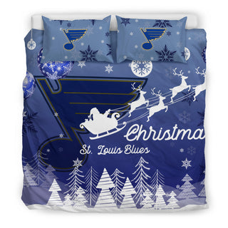 Merry Christmas Gift St. Louis Blues Bedding Sets Pro Shop