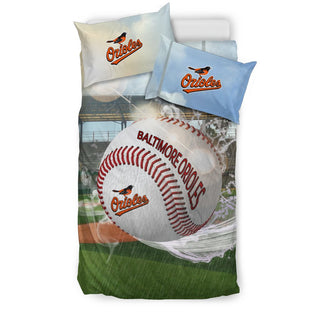 Pro Shop Sunshine And Raining Baltimore Orioles Bedding Sets