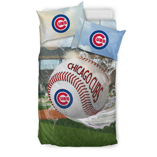 Pro Shop Sunshine And Raining Chicago Cubs Bedding Sets