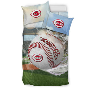 Pro Shop Sunshine And Raining Cincinnati Reds Bedding Sets