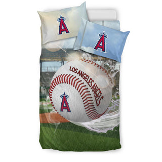 Pro Shop Sunshine And Raining Los Angeles Angels Bedding Sets