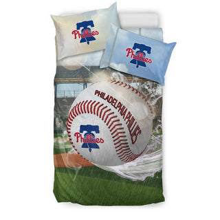 Pro Shop Sunshine And Raining Philadelphia Phillies Bedding Sets