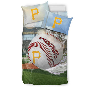 Pro Shop Sunshine And Raining Pittsburgh Pirates Bedding Sets