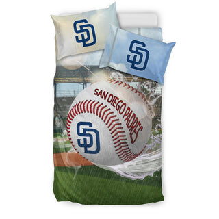 Pro Shop Sunshine And Raining San Diego Padres Bedding Sets