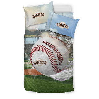 Pro Shop Sunshine And Raining San Francisco Giants Bedding Sets