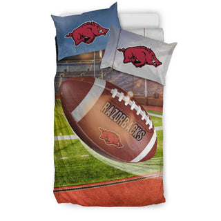 Pro Shop Sunshine And Raining Arkansas Razorbacks Bedding Sets