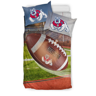 Pro Shop Sunshine And Raining Fresno State Bulldogs Bedding Sets