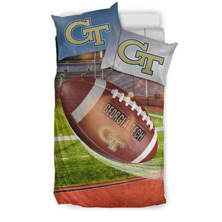 Pro Shop Sunshine And Raining Georgia Tech Yellow Jackets Bedding Sets