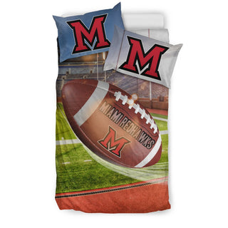 Pro Shop Sunshine And Raining Miami RedHawks Bedding Sets