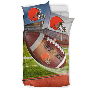 Pro Shop Sunshine And Raining Cleveland Browns Bedding Sets