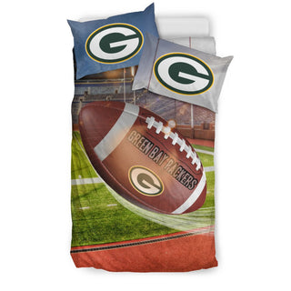 Pro Shop Sunshine And Raining Green Bay Packers Bedding Sets