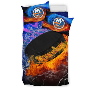 Pro Shop Fire And Ice New York Islanders Bedding Sets