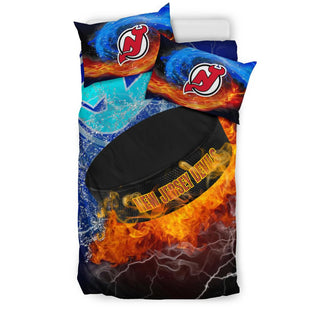 Pro Shop Fire And Ice New Jersey Devils Bedding Sets