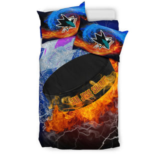 Pro Shop Fire And Ice San Jose Sharks Bedding Sets