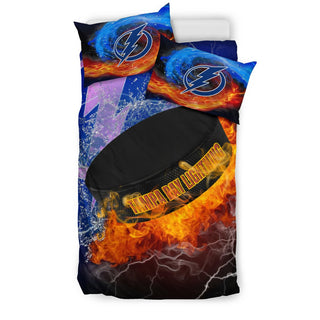 Pro Shop Fire And Ice Tampa Bay Lightning Bedding Sets