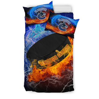 Pro Shop Fire And Ice Vancouver Canucks Bedding Sets