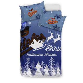 Merry Christmas Gift Baltimore Orioles Bedding Sets Pro Shop