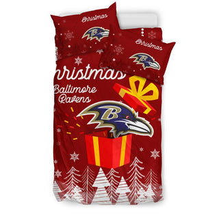 Merry Xmas Gift Baltimore Ravens Bedding Sets Pro Shop