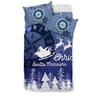 Merry Christmas Gift Seattle Mariners Bedding Sets Pro Shop
