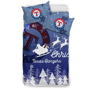 Merry Christmas Gift Texas Rangers Bedding Sets Pro Shop