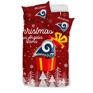 Merry Xmas Gift Los Angeles Rams Bedding Sets Pro Shop