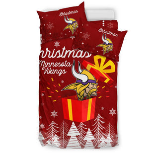 Merry Xmas Gift Minnesota Vikings Bedding Sets Pro Shop