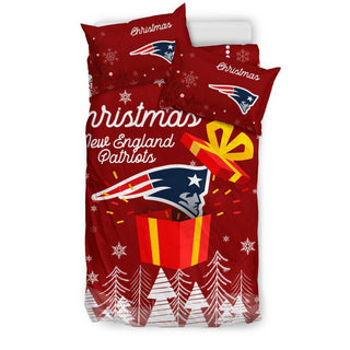 Merry Xmas Gift New England Patriots Bedding Sets Pro Shop