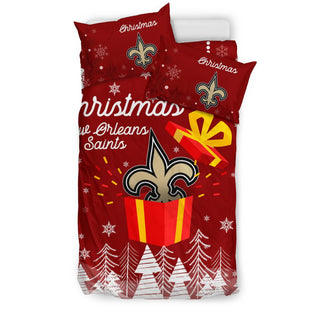 Merry Xmas Gift New Orleans Saints Bedding Sets Pro Shop